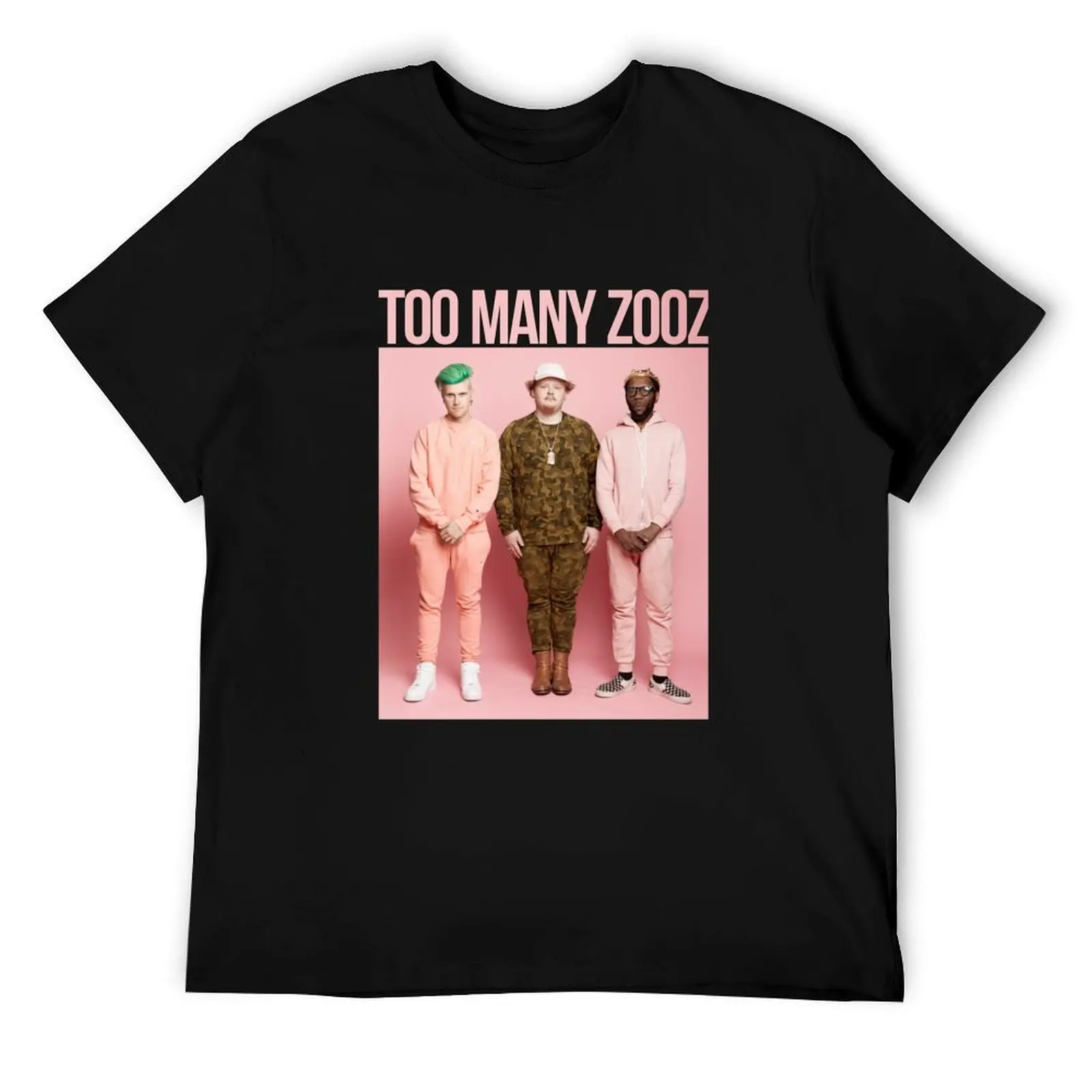 

Футболка TOO MANY ZOOZ, мужские хлопковые футболки с рисунком, мужская футболка