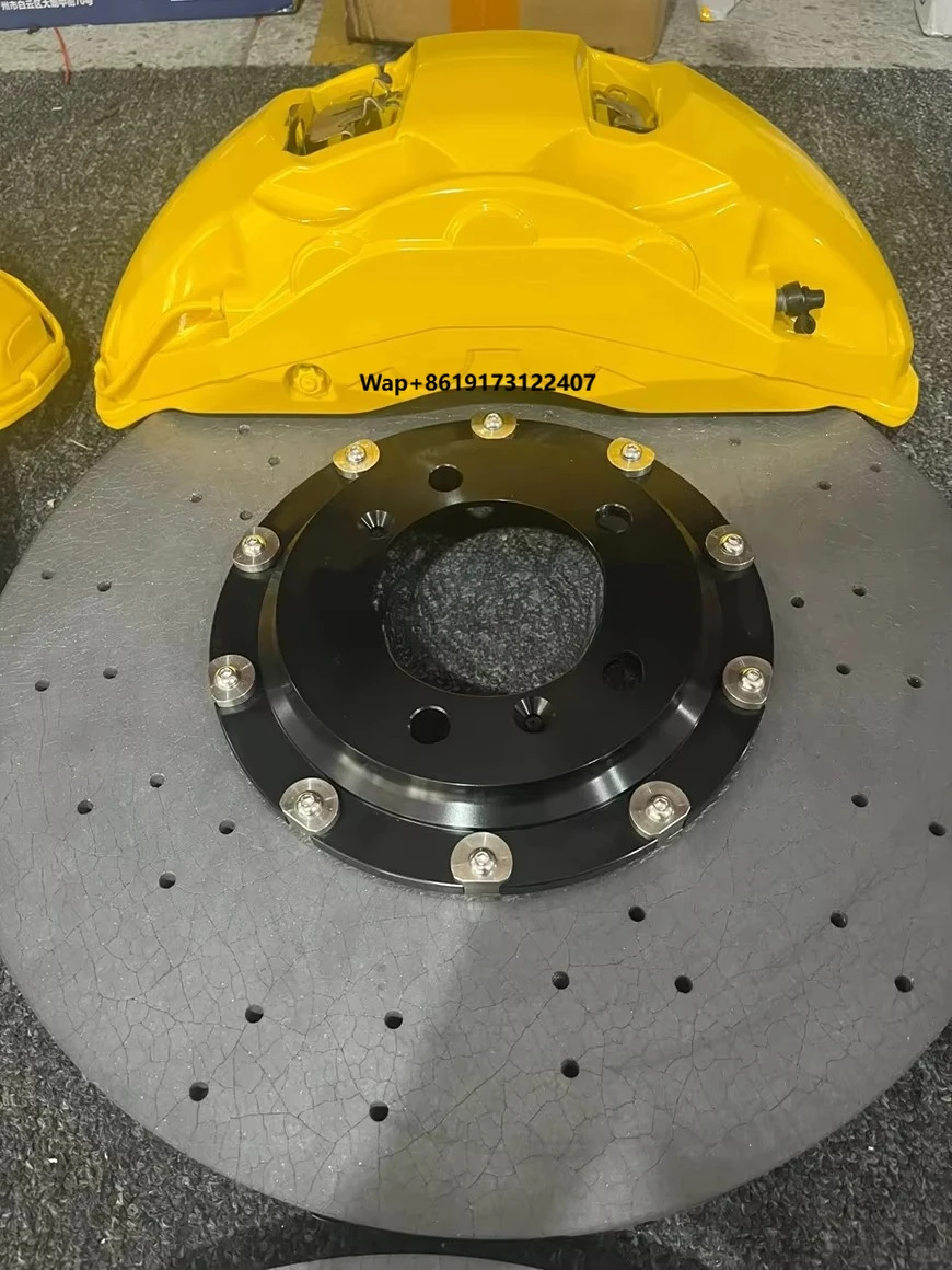 Factory Supply High Performance 355mm to 420mm Carbon Ceramic Rotor Ceramic Brakes Rotor Disc Brake 4/6/8/10 Piston Brake