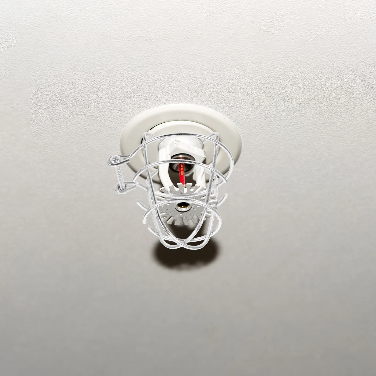 4pcs Fire Sprinkler Chrome Metal Wire Cage For Pendent Sidewall Sprinkler Heads Protection Safety Use In Homes
