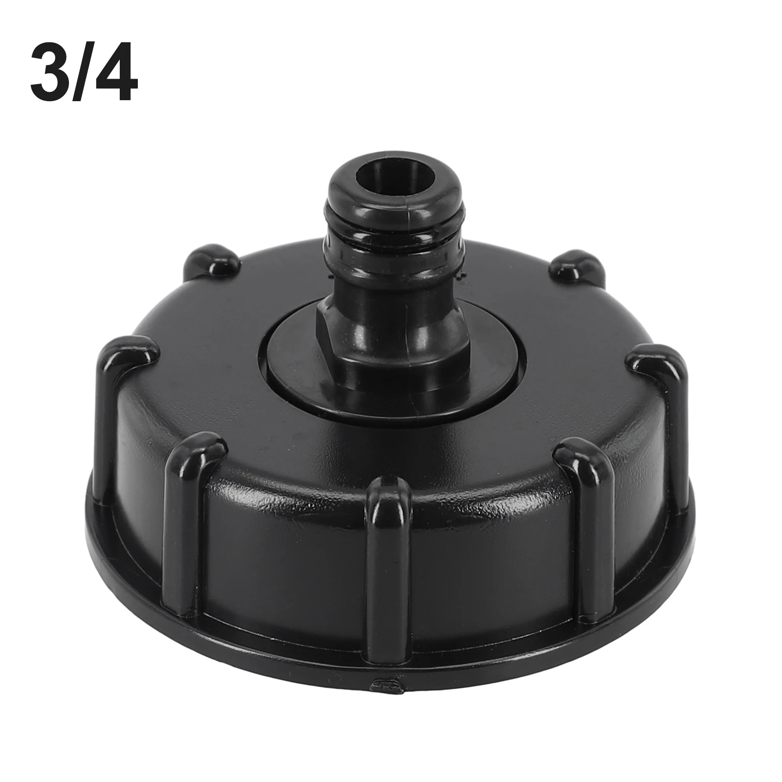 1000 Litre Water Container Fitting IBC Tank Tap 60mm Coarse Thread with Adapter Hose Connection and Threaded Cap Hole
