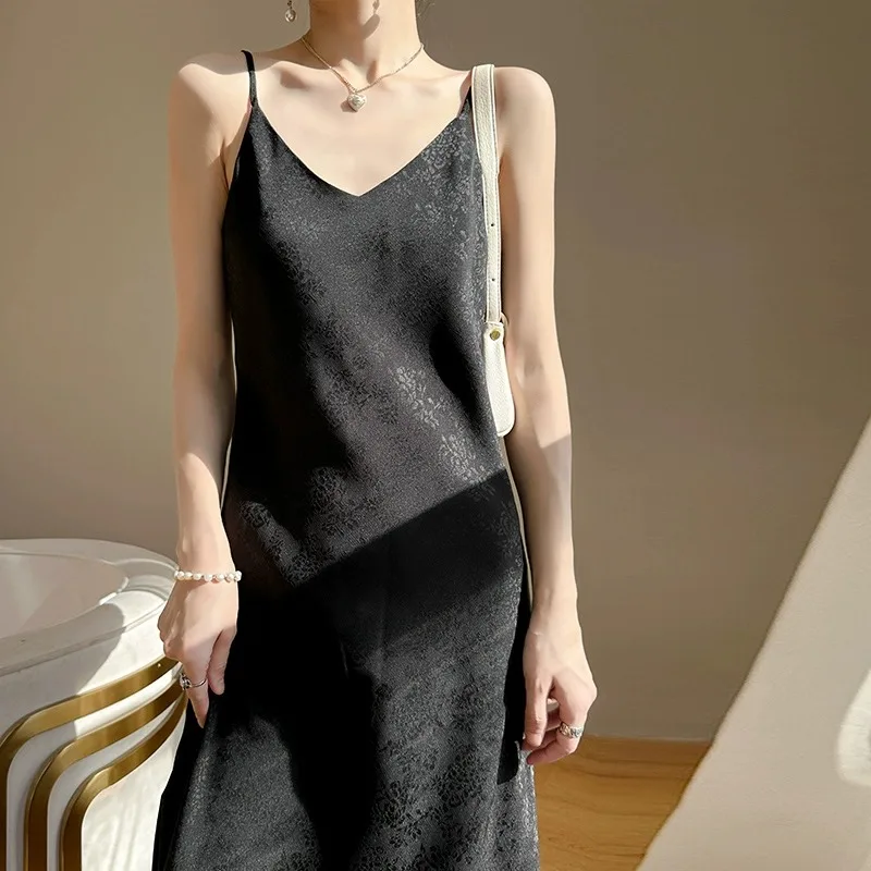 تنورة نسائية متعددة الاستخدامات من الساتان والحرير على شكل حرف V باللون الأبيض مع حزام داخلي دكتور صيفي وصل حديثًا على شكل حرف a طويلة Dr