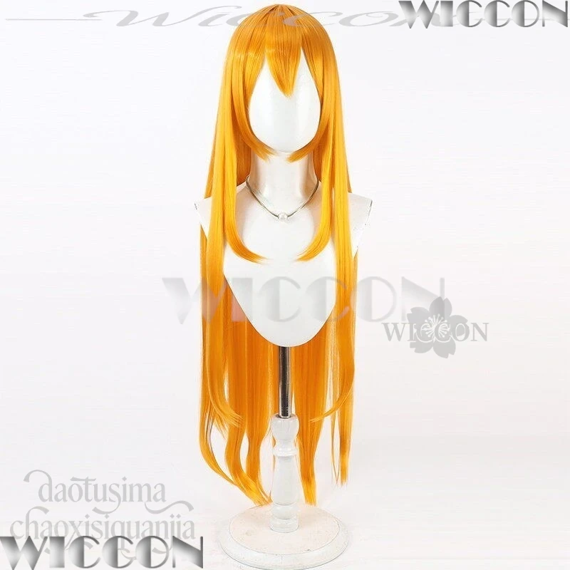 Anime SuitePrecure Cosplay Cure Muse Shirabe Ako Orange Straight Wig Magic Synthetic Hair Christmas Halloween Navidad Carnaval