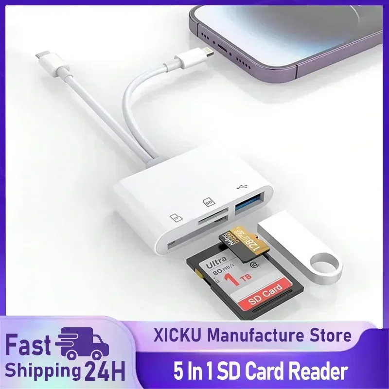 5 In 1 Sd Card Read… - image
