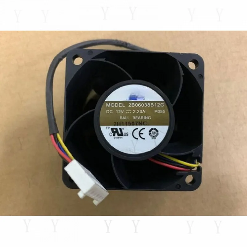 Y+ for AVC 6038 2B06038B12G DC12V 2.20A 6CM 6 cm Violent cooling fan