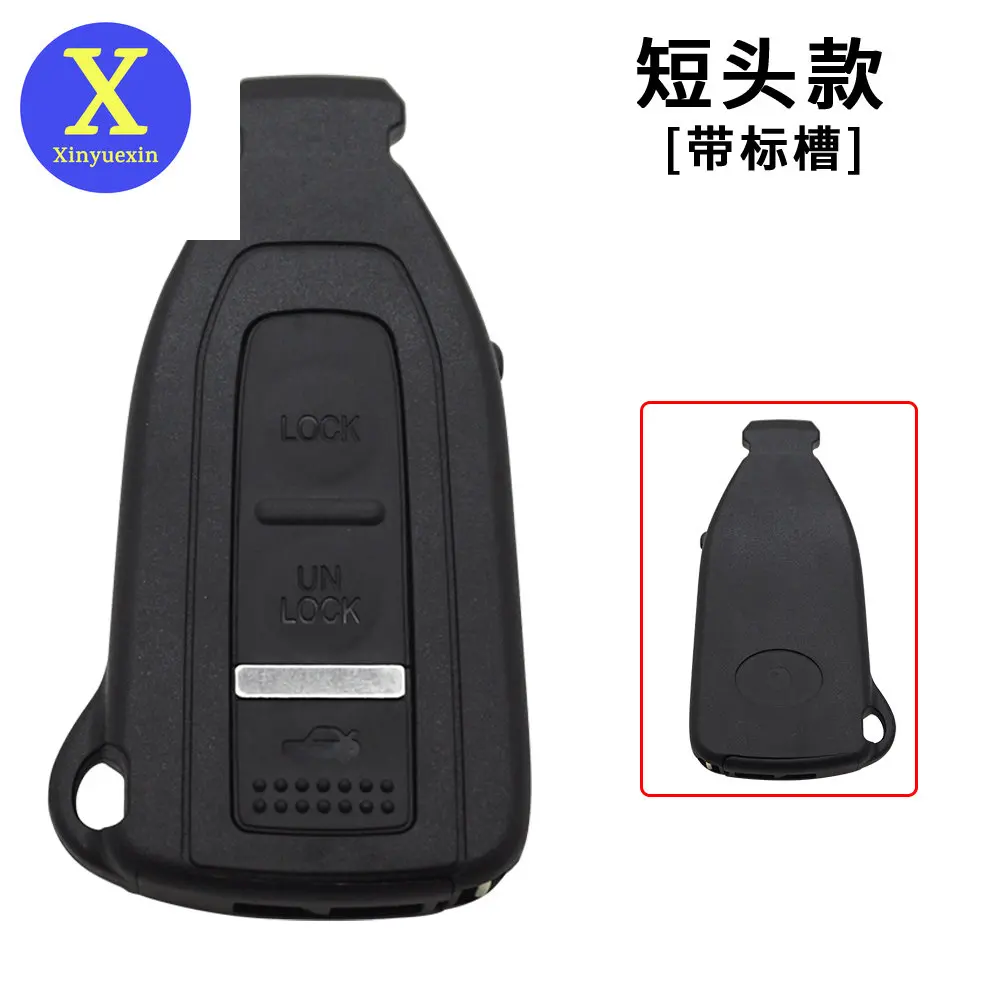 

Xinyuexin Smart Prox Remote Key Shell Case Fob for Lexus LS430 2002 2003 2004 2005 2006 uncut blade car keyless entry 3 buttons