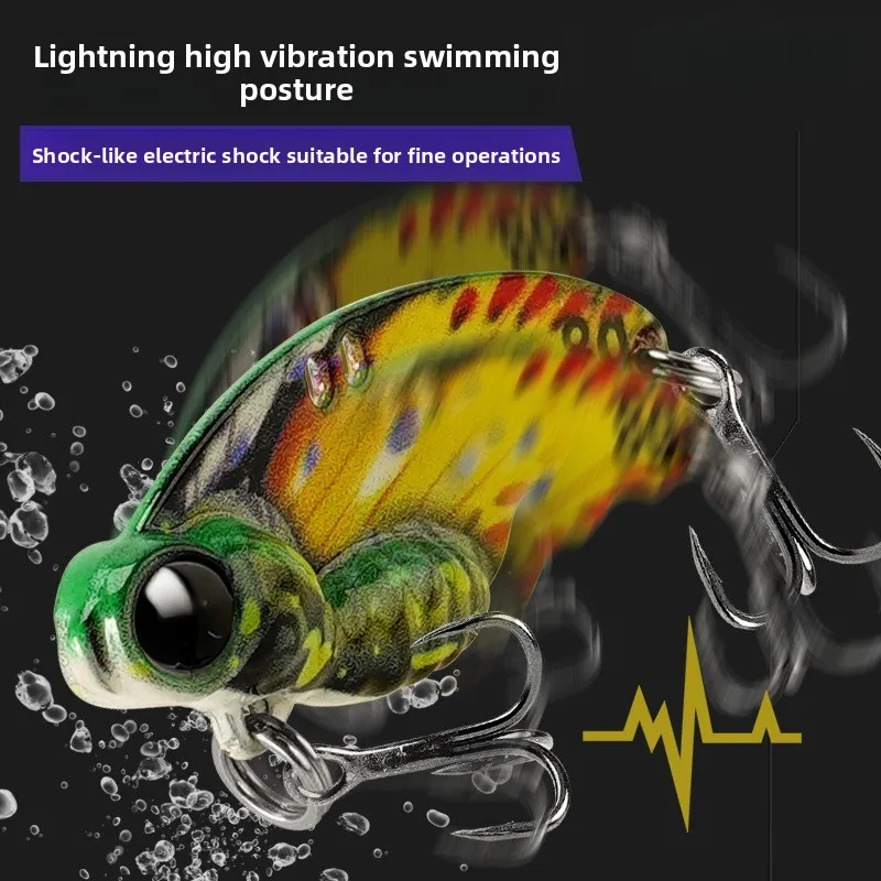 VIB Vibration Spoon Bait Bass Fishing Lure Butterfly Metal Artificial Bait Cicada Lure Vib Bait 5g 7g 10g 15g 20g Fishing Lure view 3