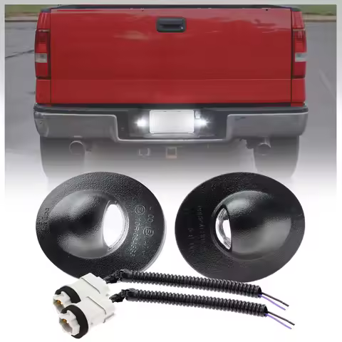 2PCS Rear Led License Number Plate Light For Ford F-100 F-150 F-250 F-250HD F-350 Explorer&nbsp;Ranger Bronco Lincoln Mark LT Car