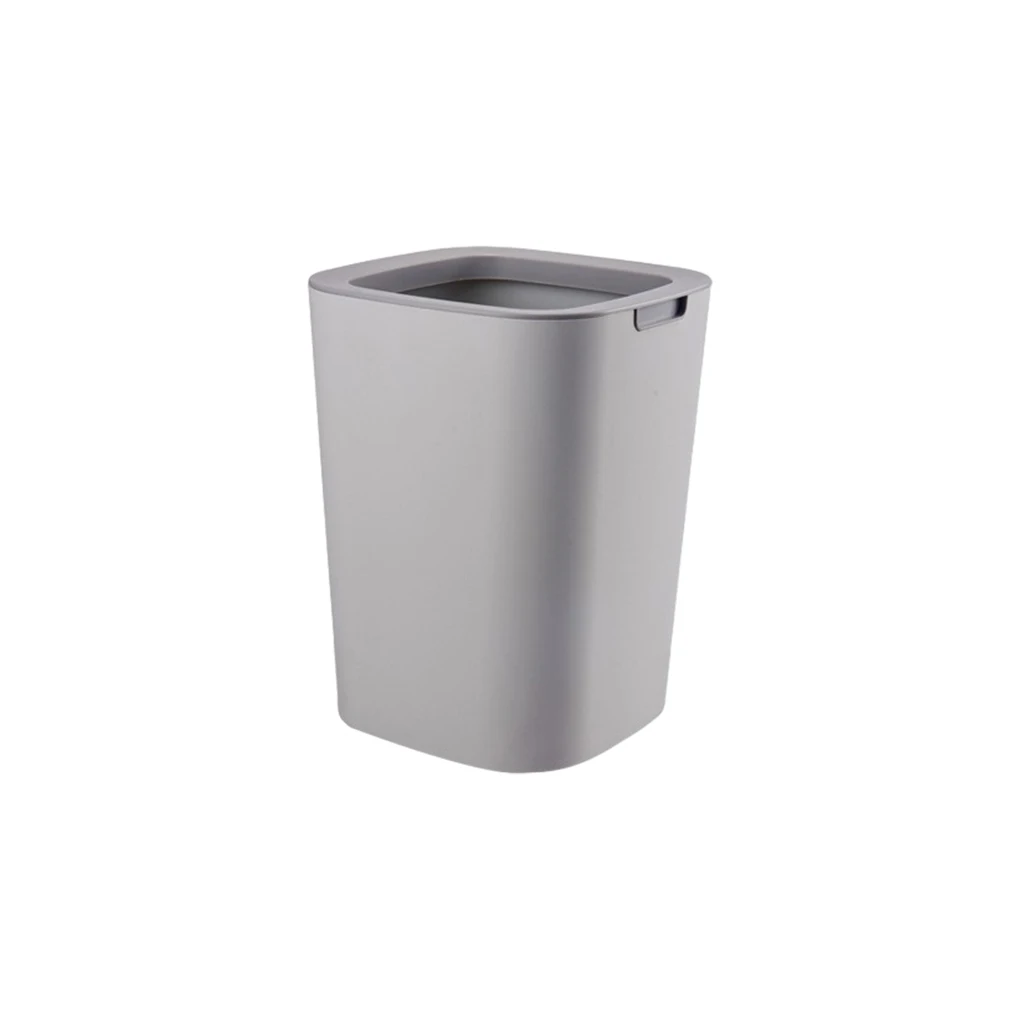 Enlarged Horizontal Opening Uncovered Trash Can For Home Suitable For Countertop Minimalist Trash Canoutdoor Dustbins