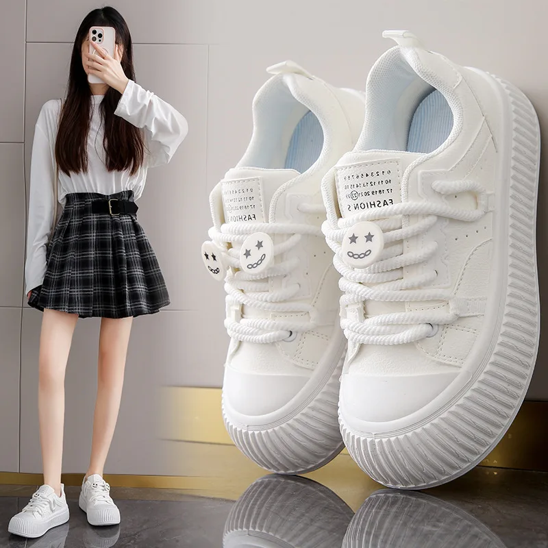 Shell Head Women White Shoes Fashion Female Girls Sneakers Sports Casual Size 35-40