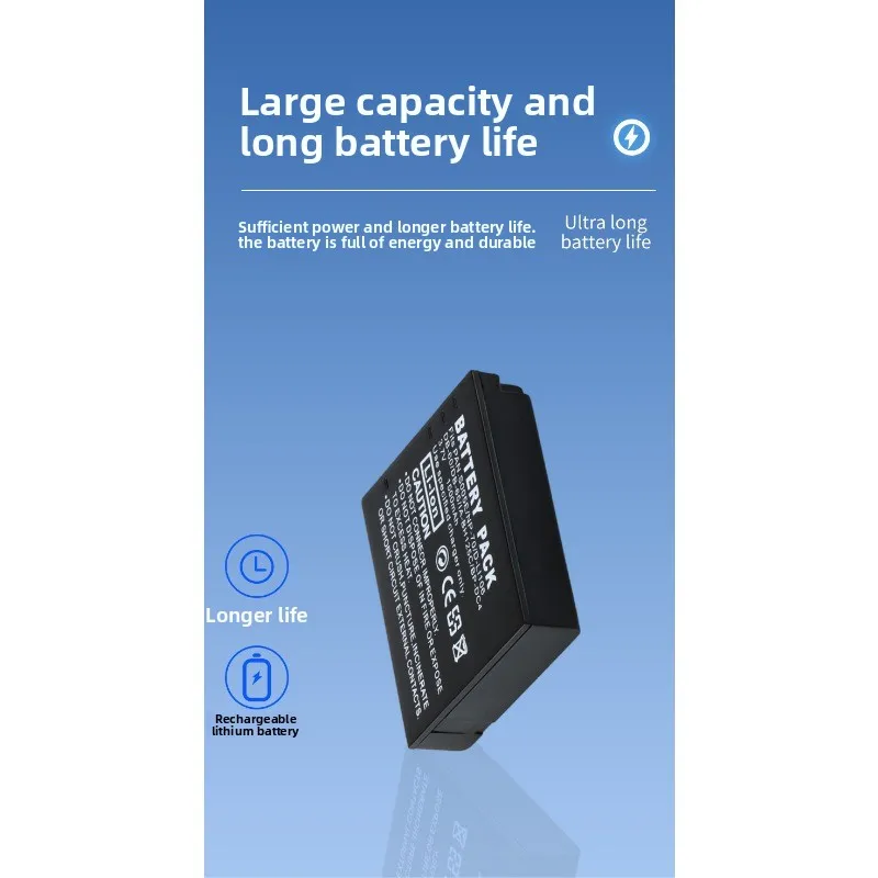 Obrázek 7: S005 baterie 3.7V 1050mah dobíjecí akumulátory a nabíječka pro panasonic GX20 FX100 FX50 LX3 LX2 FX9 GR2 kamera baterie