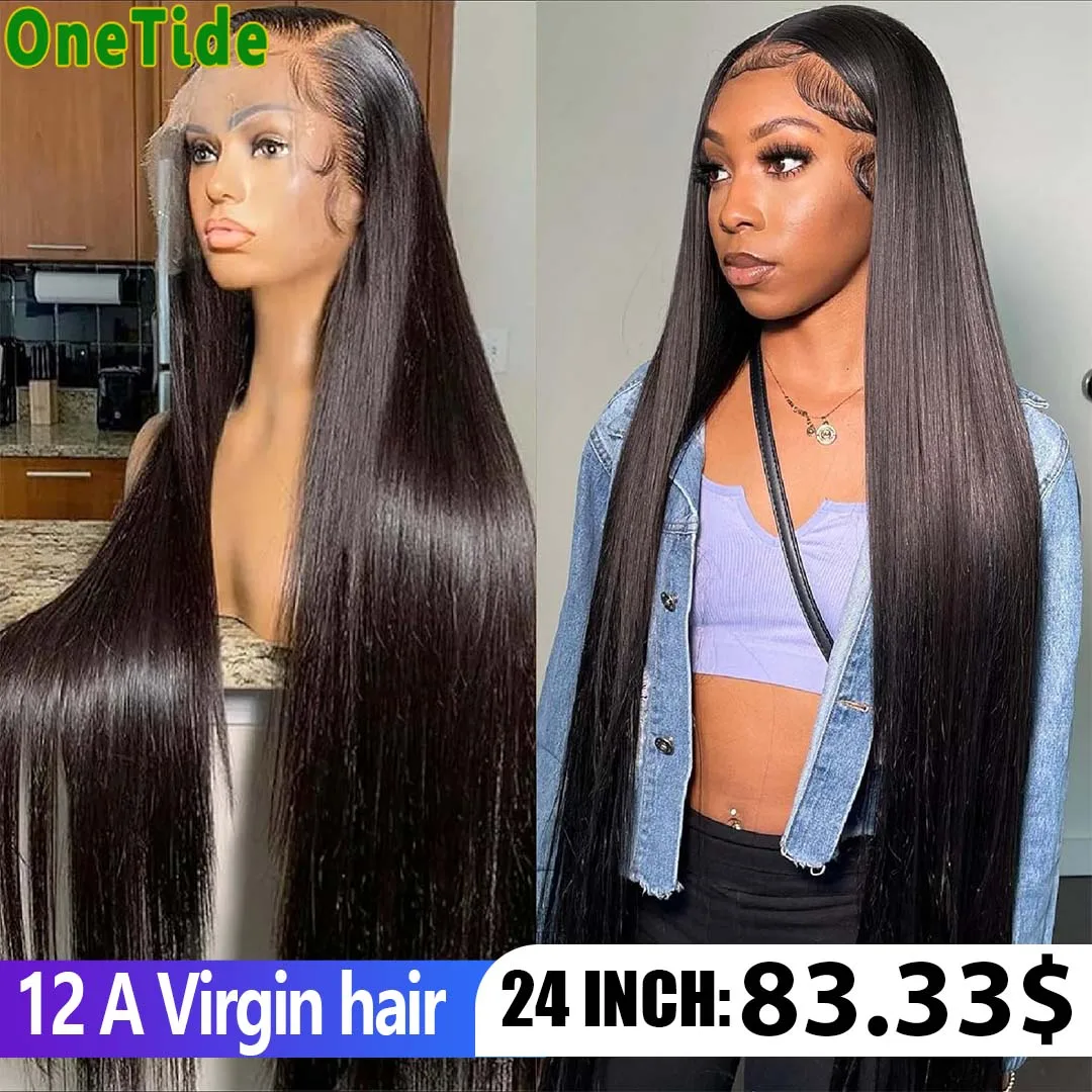 

Glueless Straight Lace Wig 13x6 Lace Front Wigs Pre-Cut Lace Human Hair Wigs Ready To Wear 13x4 4x4 Hd Lace Closure Wig 12A Hair