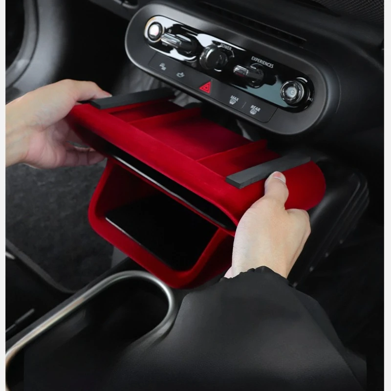 For Mini Cooper E SE J01 EV J05 Car Armrest Box Storage Tray Center Console Organizer Container Holder Inner Accessories