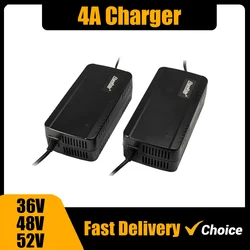 Lithium battery charger 36V 42V 48V 54.6V 52V 58.8V li-ion battery pack charger for ebike electric bike DC XLR RCA