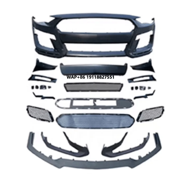 

Новый передний бампер GT500 для Mustang 2020 года, комплект для переоборудования кузова Mustang, обвес GT500