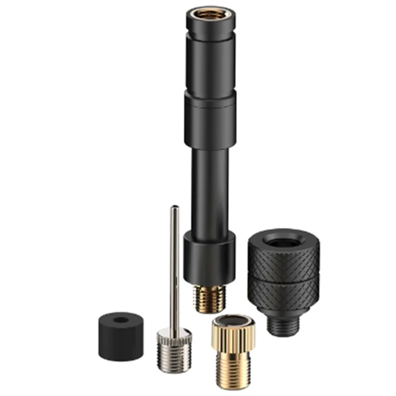 ปั๊มลมไฟฟ้าพกพาขนาดเล็ก CQMF สำหรับจักรยาน แรงดันสูง 120PSI 1300mAh ชาร์จไฟผ่าน USB-C