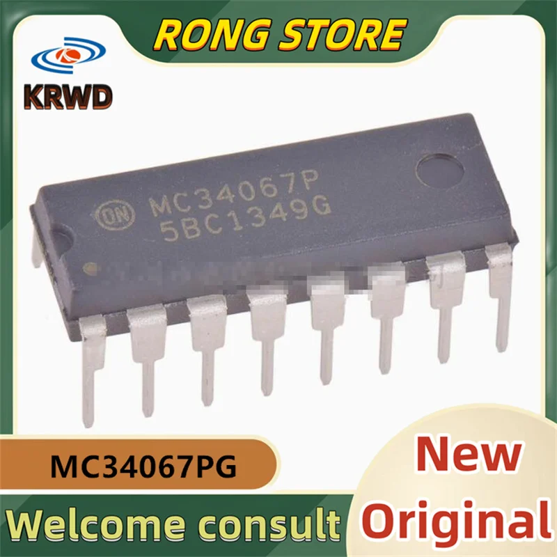 10PCS MC34067P  New original MC34067PG MC34067 DIP-16