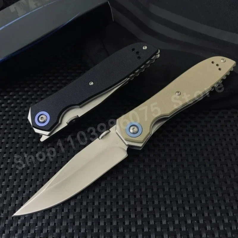 

Стальной складной нож Z 0640, лезвие 8Cr13Mov, ручка G10, нержавеющая сталь, высокая твердость, портативный карманный нож для кемпинга