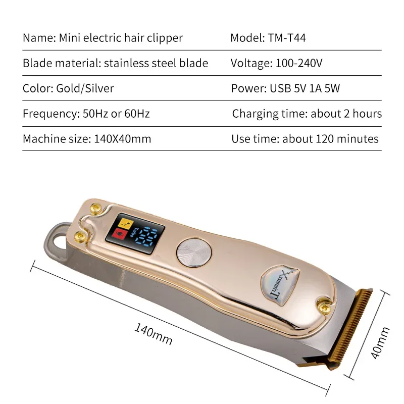 Clipper ตัดผมผู้ชาย Non-ศุลกากรค่าธรรมเนียมผลิตภัณฑ์ตุรกีเครื่องโกนหนวดชาย Kalenji Grass Trimmer ตัดผม