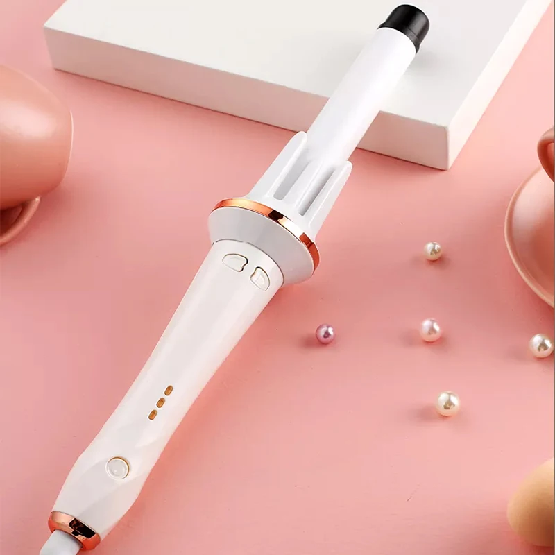 새로운 지능형 자동 컬링 스틱, 세라믹 헤어 컬링 아이언 전문 360 도 회전 헤어 롤러