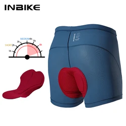 INBIKE Summer Men's Cycling Underwear Padded Bicycle Shorts Road Bike Shorts Briefs for Men Sponge Silicone Mats Biking Clothing