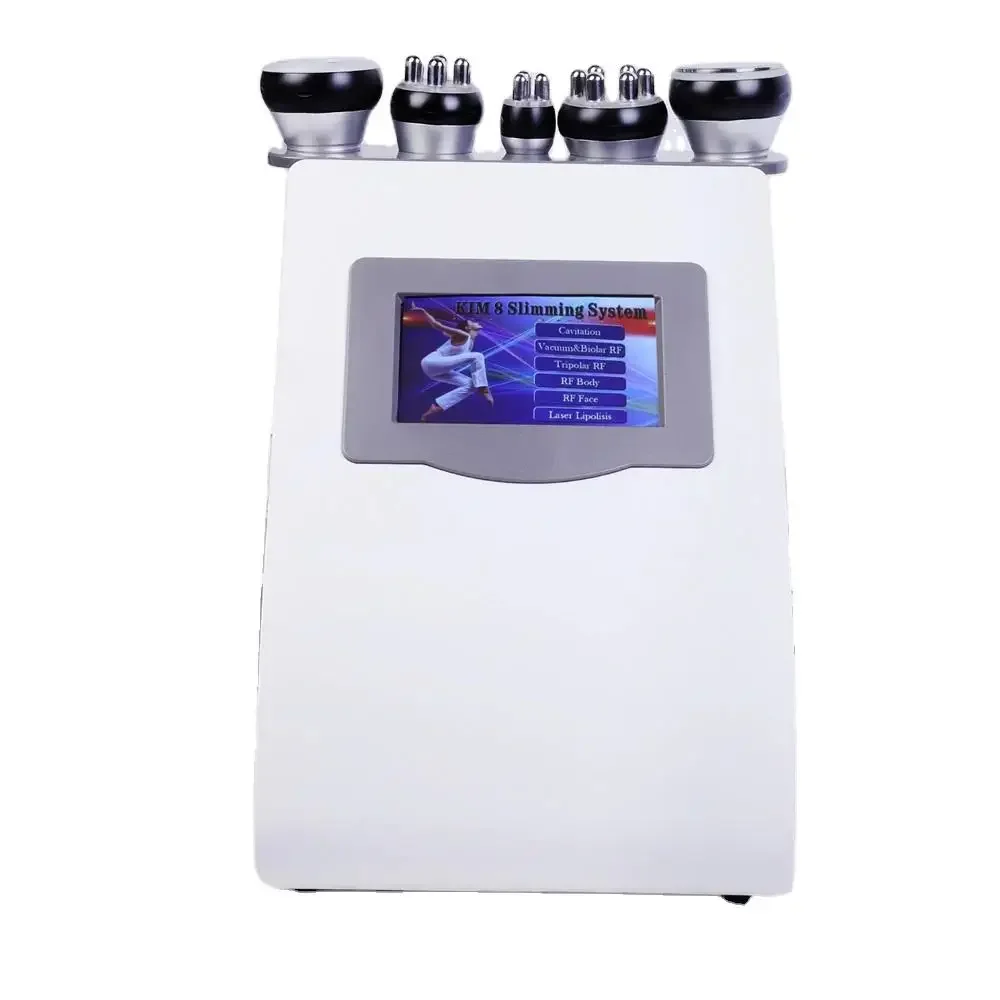 Machine Amincissante à Cavitation Ultrasonique, Appareil Anti-froissement, Lifting de la Peau, Raffermissement du Corps, Laser Lipo Mort, 6 en 1, 40K