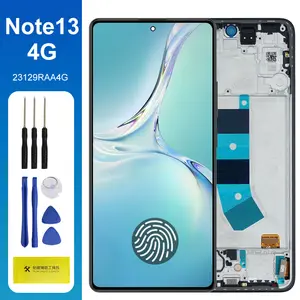 Bilashmart Note 13 4G 23129RAA4G 23124RA7EO Super AMOLED Screen Replacement Xiaomi Redmi Note 13 4G Lcd Display Touch Screen Digitizer