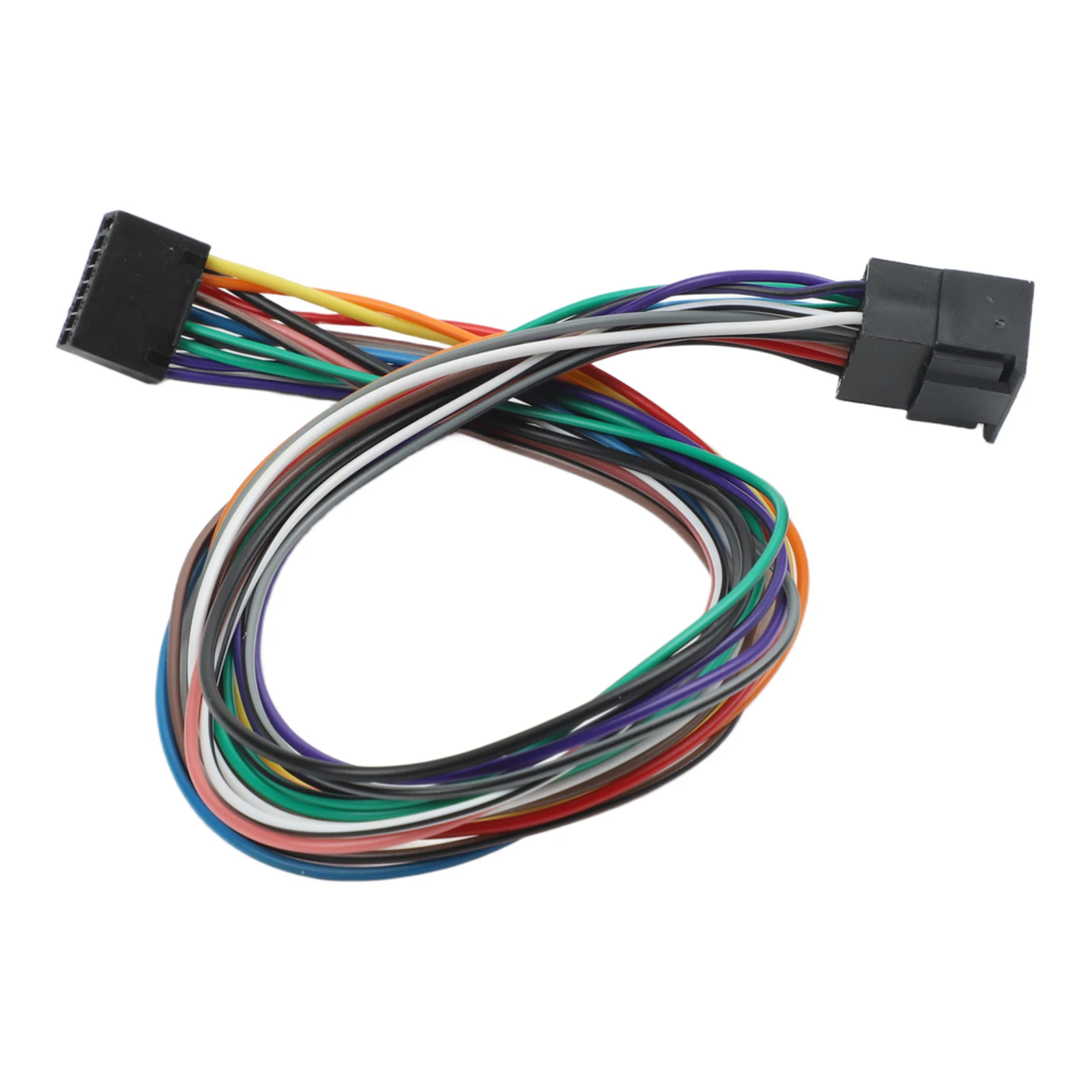 16Pin ISO Wire Harness Extension Cable 40cm for Car Stereo Radio For Android Player Supporting Car Audio Compatibility