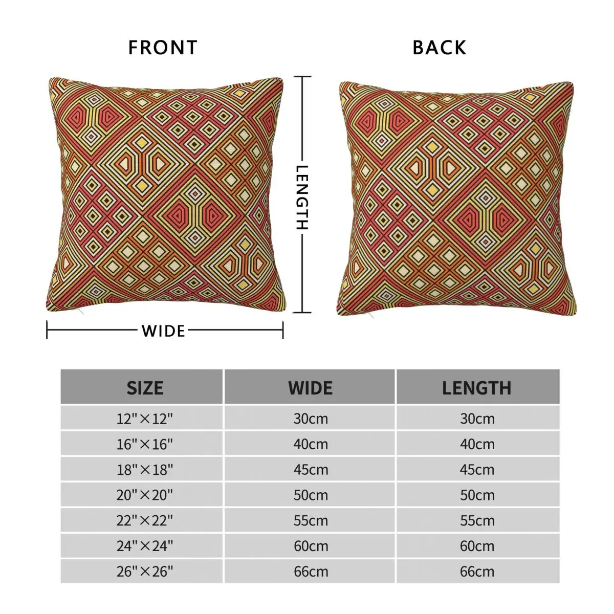 Polynesian Tile Square Pillowcase Polyester Linen Velvet Creative Decor Pillow Case Sofa Seater Cushion Cover Wholesale 45x45