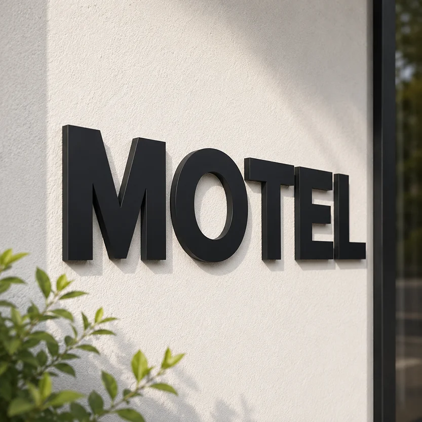 20CM 3D Acrylic House Numbers & Letters Custom Boldface Address Sign Outdoor Waterproof English Alphabet Placard for Hotel Home