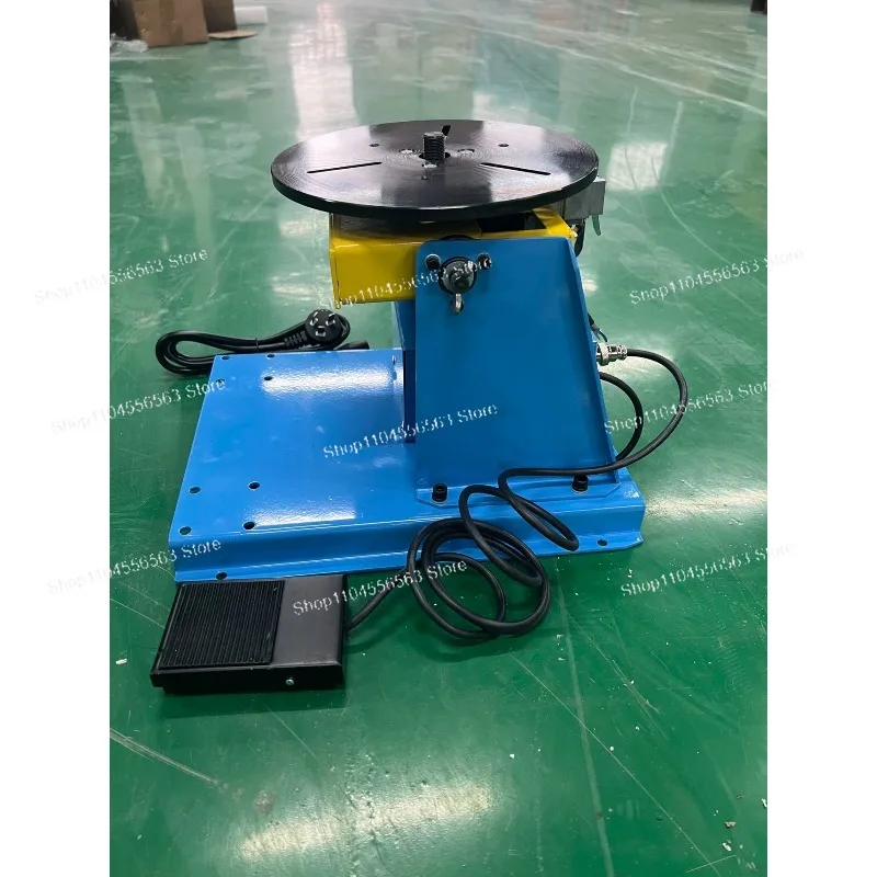 10KG Rotary Welding Positioner Turntable Table 110/220V High Positioning Accuracy Suitable for Cutting, Grinding, Assembly