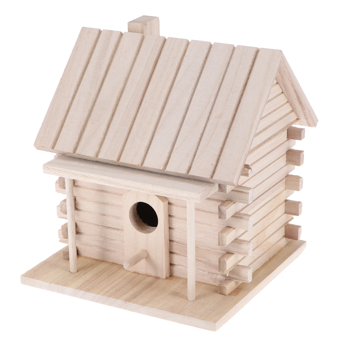 

Wooden Bird Nest Breeding Box Natural Solid Eco-Friendly No Paint For Parrots Cockatiels Swallows Birdhouse Outdoor