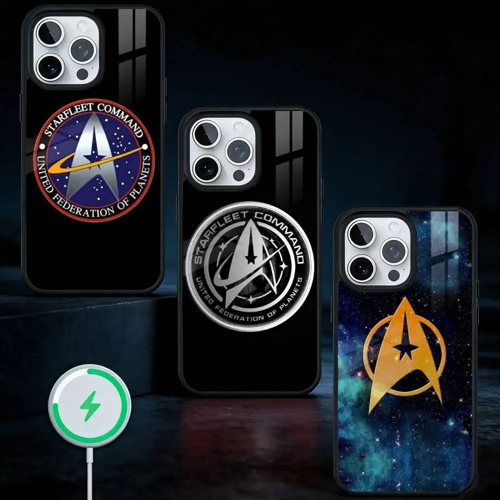 

S-Star T-Trek Phone Case For iPhone17,16,15,14,13 Plus,Pro Max Magnetic For Magsafe Wireless Charging