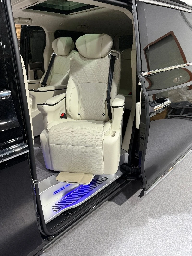 Adjustable Car Seat Accessory  Leather for Elderly Disabled Swivel Lifting Modified Vehicles Accessible