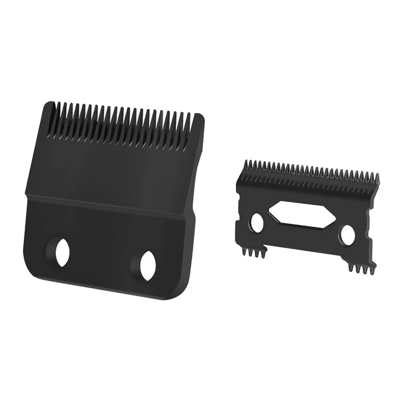 

SX808C Replacement Diamond Cut Fixed Fade Hair Clipper Blade with Shallow Tooth 2.0 Moving Cutter Set