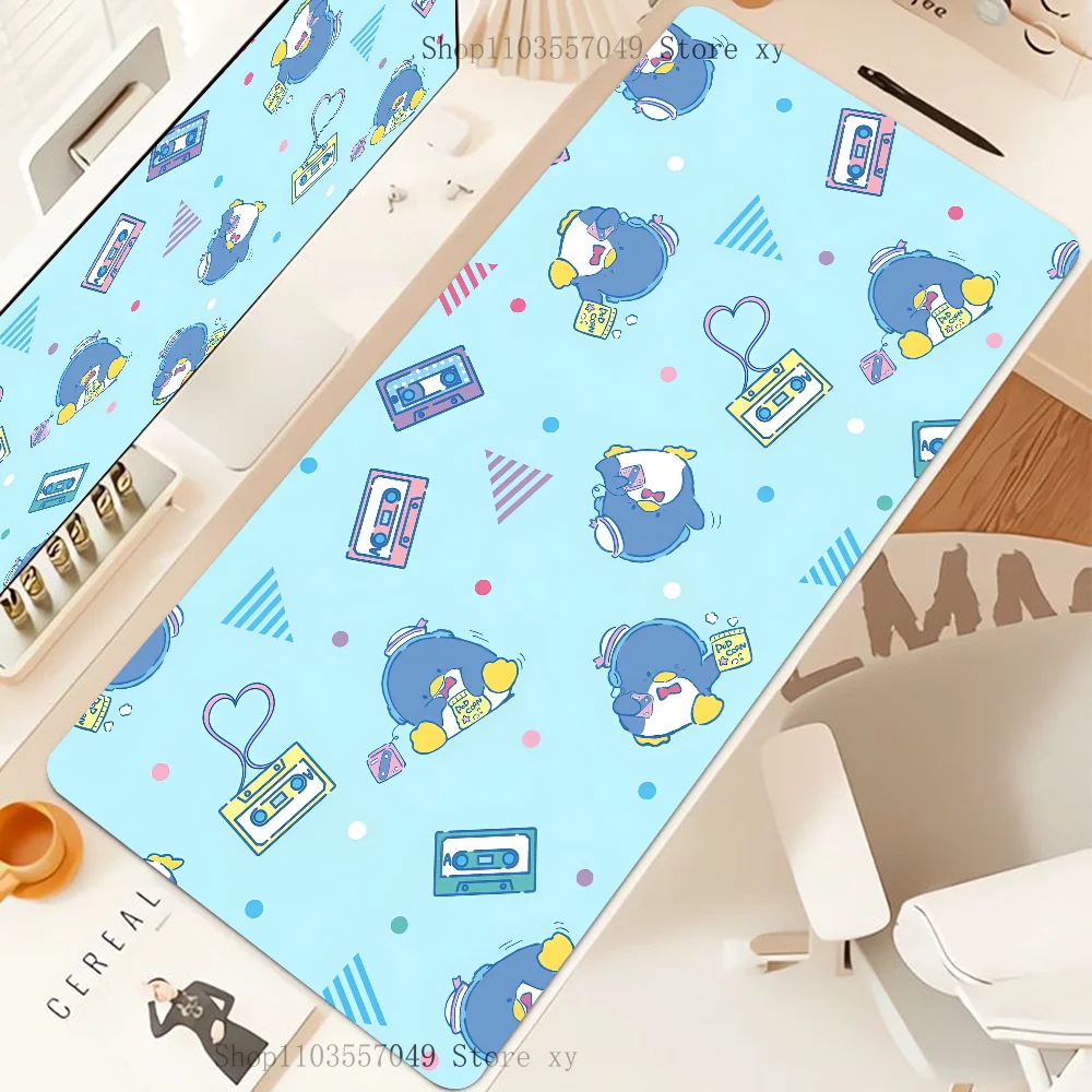 MINISO Saniro Tuxedosam Cute Mousepad Large Keyboard Desk Mat Gaming Mouse Pad LockEdge Edge Non-slip Mat