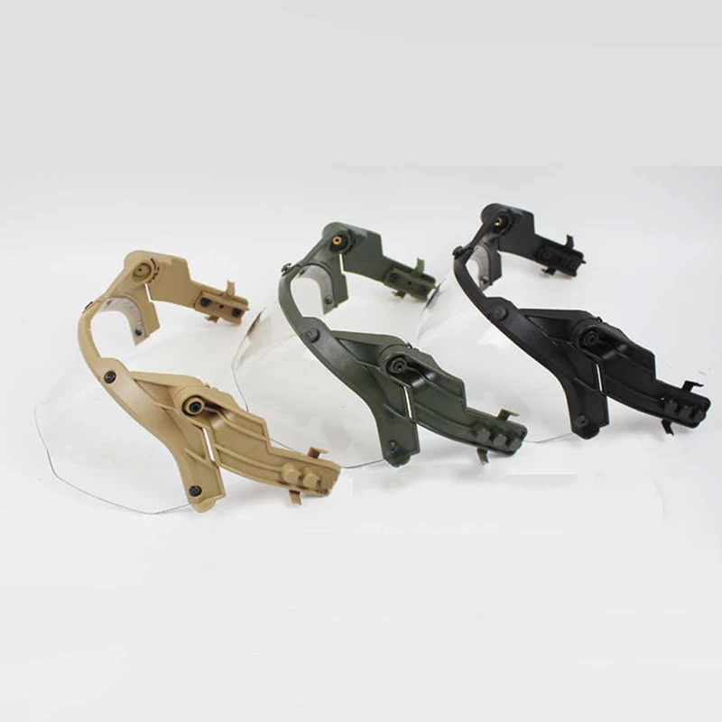 1 pz a prova di esplosione CS Accessori per casco Occhiali di sicurezza Flip regolabile Occhiali protettivi Antivento Antiappannamento Wargame Eyewear