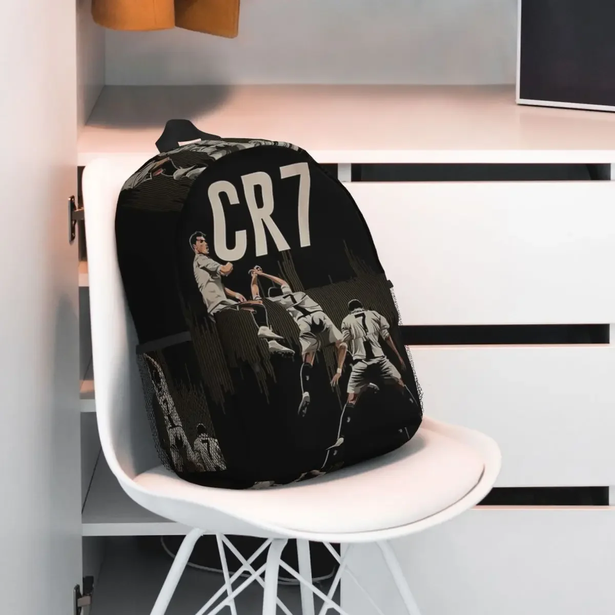 CR7 Cristiano Ronaldo Backpacks Teenager Bookbag Cartoon Children School Bags Travel Rucksack Shoulder Bag Large Capacity