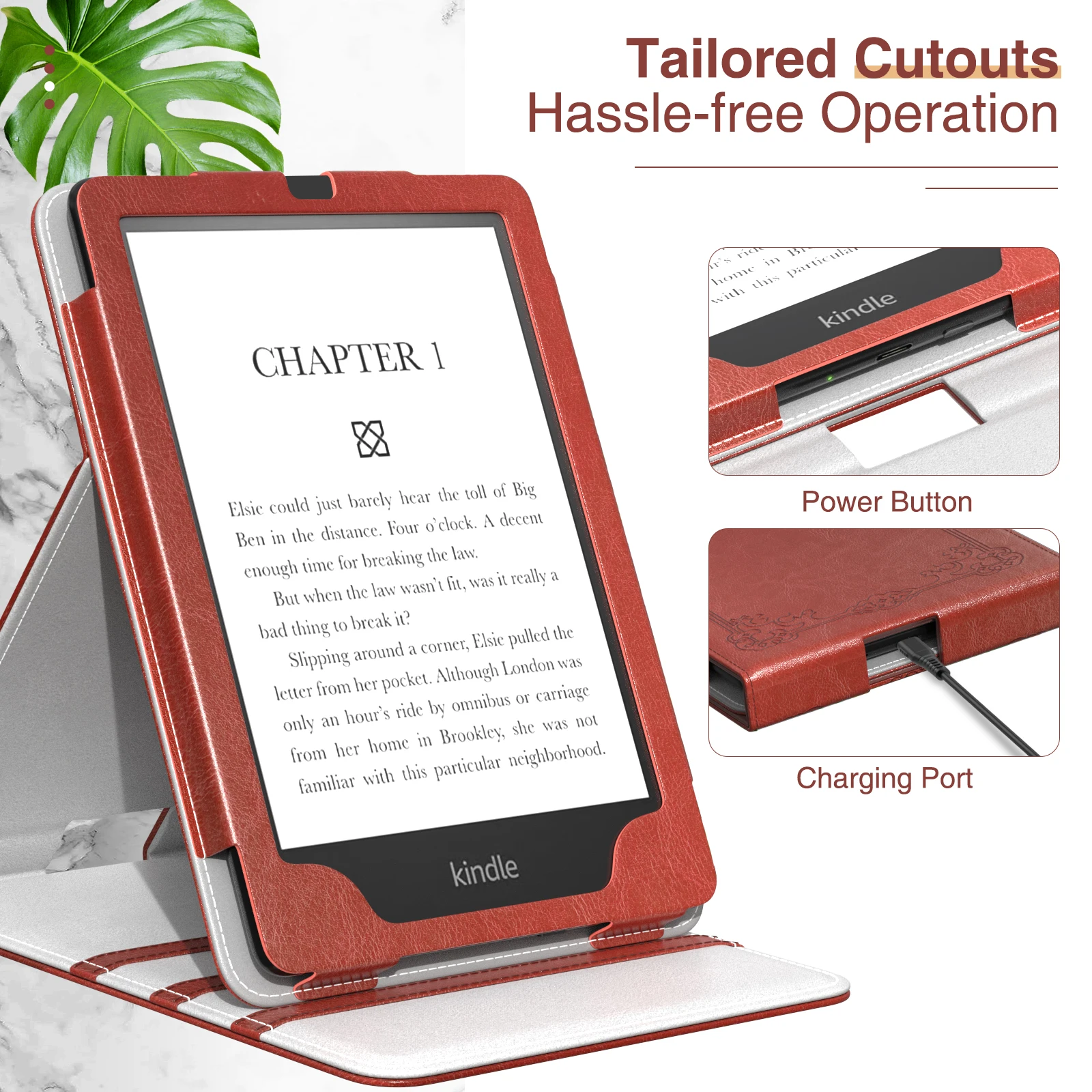 Ốp Lưng Dành Cho 6.8 "Máy Đọc Sách Kindle Paperwhite 11th Thế Hệ 2021 Và Máy Đọc Sách Kindle Paperwhite Chữ Ký Phiên Bản Cao Cấp Đứng Flip Cover