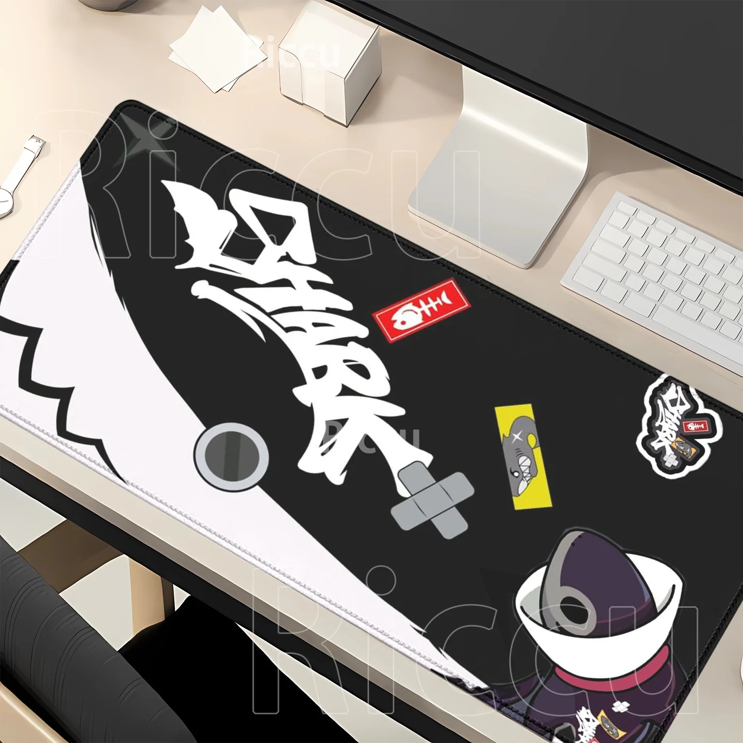 Large Ellen Joe Zenless Zone Zero ZZZ Gamer Mousepad Non-slip base Desktop HD Printing Pc Office overlock 400x900mm Mouse Pads