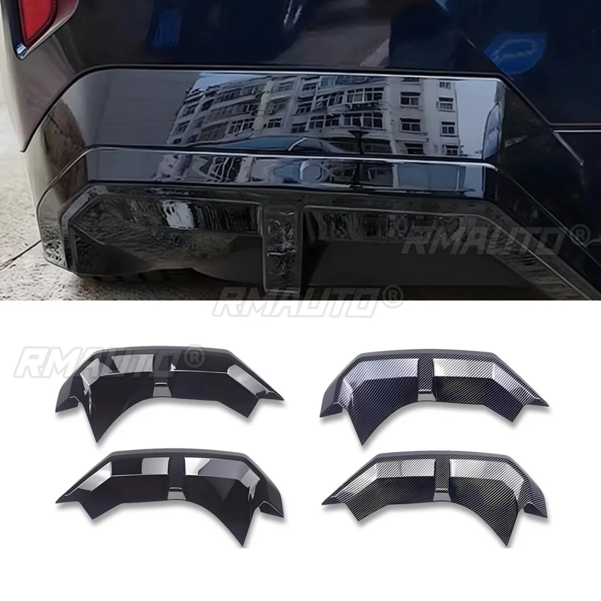 

Car Rear Bumper Lip Splitter Diffuser Bumper Protector For BMW 5 Series G60 2024+ Body Kit Car Accessories