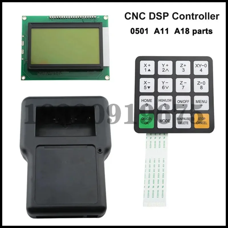 

CNC Richauto A11E/S A18E/S DSP 0501 Handle Button Film Button Shell And Display Woodworking Engraving Controller Parts