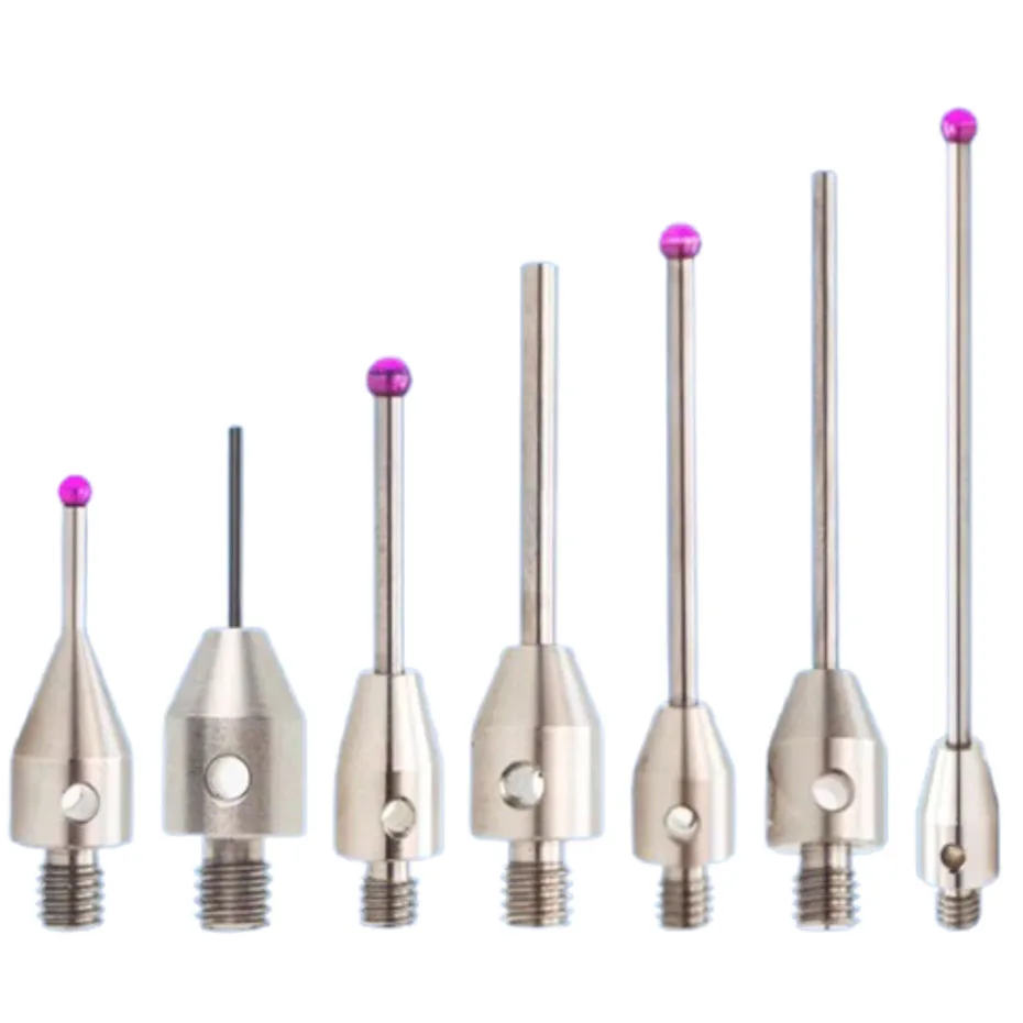 Three coordinate probe tungsten steel measuring needle ruby measuring head CNC machine tool dedicated measuring needle M4