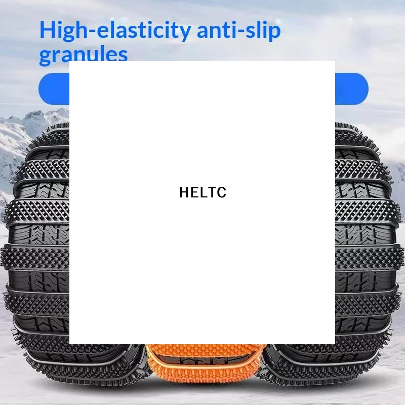 10pcs Snow Chain Widen Thicken Car Tire Crawler Type Plastic Anti-skid Chain Winter Wheel Tyre Anti-Slip Ties Emergency Tools