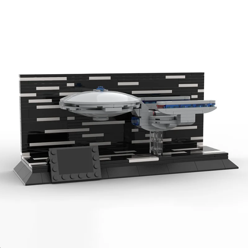 

321 шт., космическая звезда кино, Treken MOC USS Enterprise NCC 1701-D, модель космического корабля, творческие идеи «сделай сам», детская игрушка в сборе, головоломка, подарок
