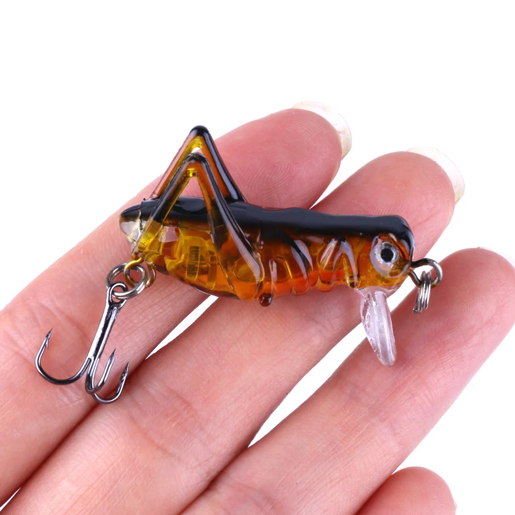 

5Pcs 3.3cm 3g Colorful Floating Grasshopper Fishing Lures Simulation Hard Baits Artificial Freshwater Baits Fishing Lures