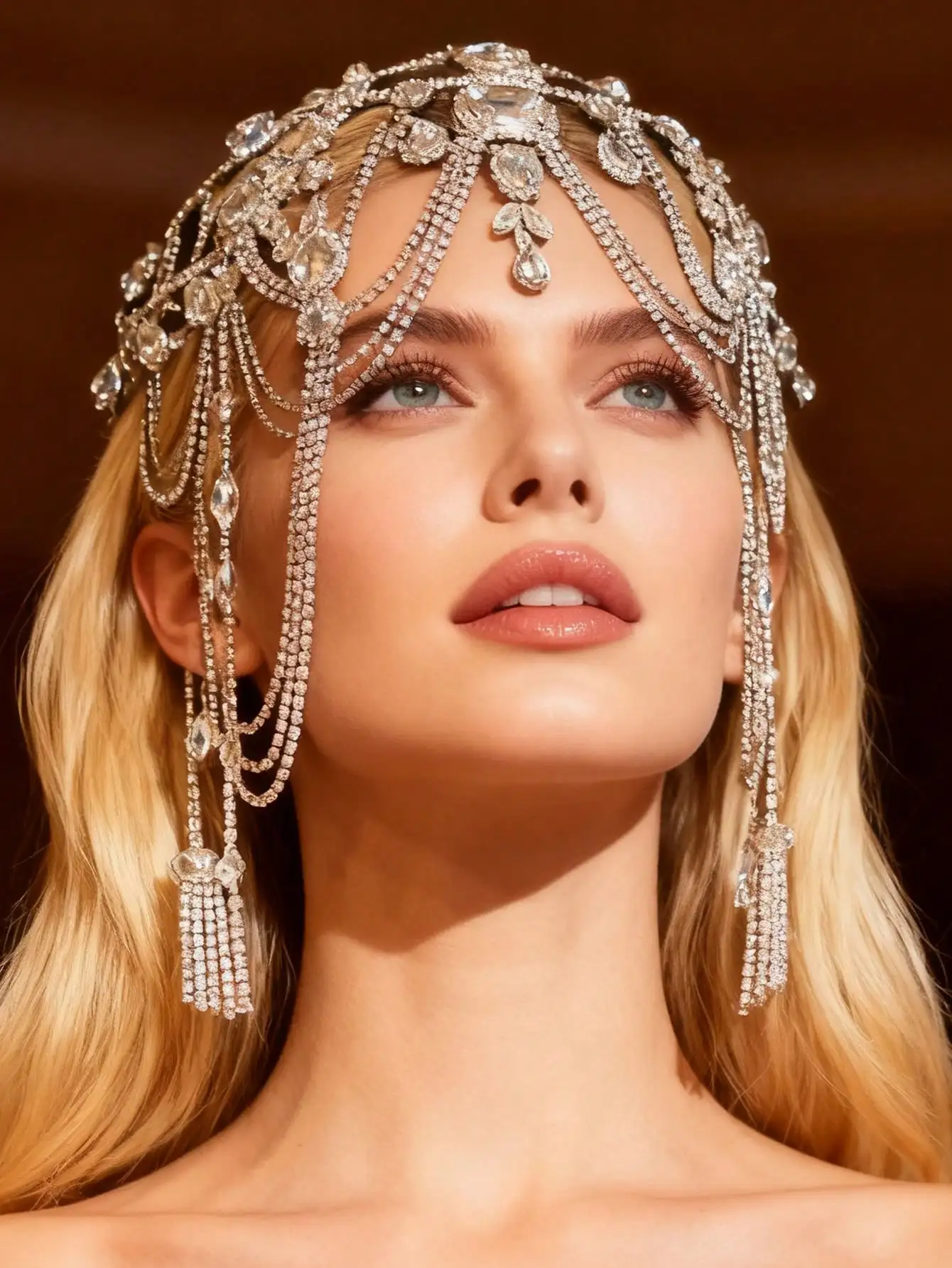 Headwear and Hair Accessories Designed for Brides; Featuring Cross-Border New Arrivals with Exotic Styles, Including Multi-Layer