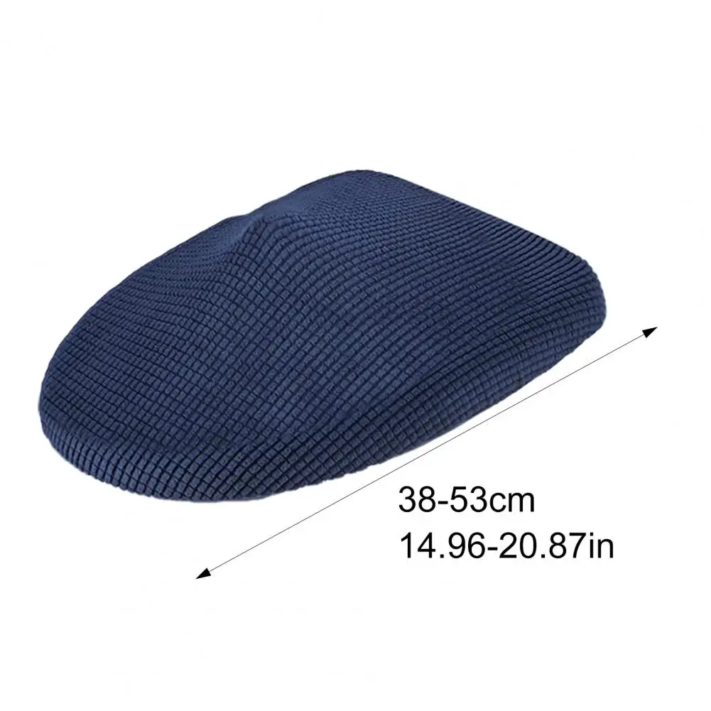 Hotel-style Bathroom Decor Corn-patterned Toilet Seat Cover Elastic Strap Non-slip Bathroom Decor Stable Fabric Toilet for Home