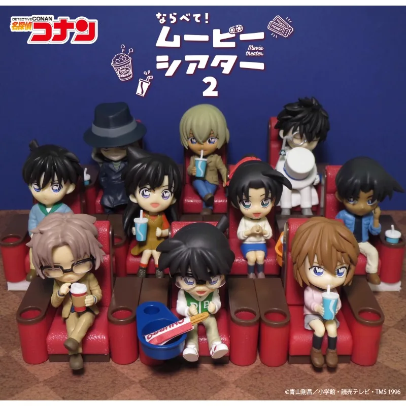

RE-MENT Detective Conan Cinema Second Bullet Blind Box Toys Anime Figure Amuro Masumi Sera Model Doll Toys Collect Ornaments