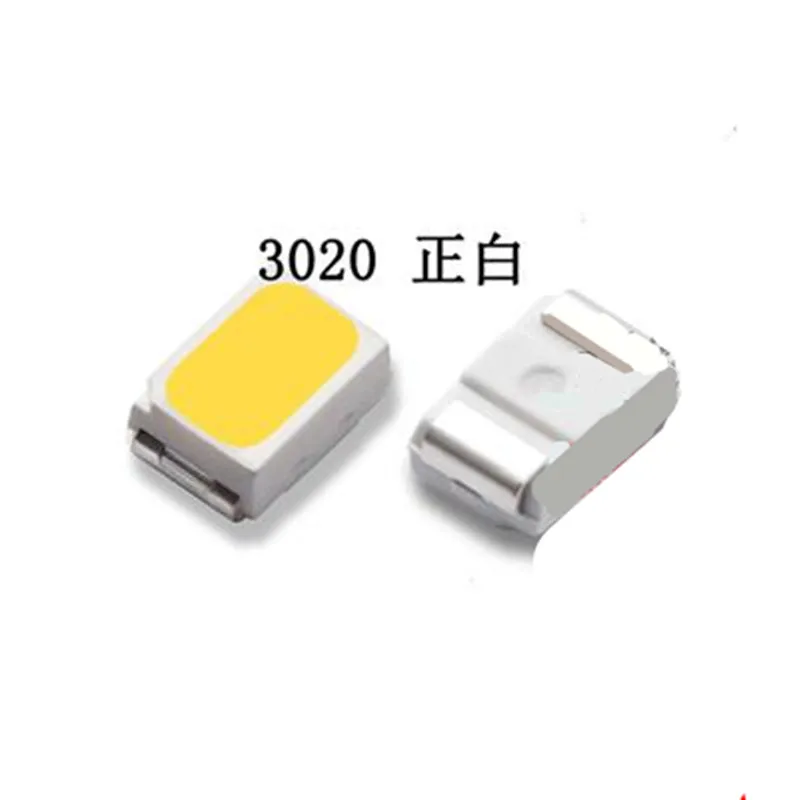 Super Bright 3020 6-7LM SMD LED, Cool-white, Pure-white, Lamp Beads 3.0*2.0MM