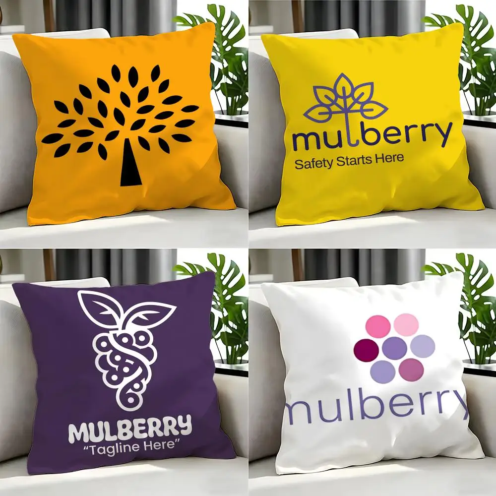 brand Mulberry Cushion Cover Cushion Cover Set 4Pcs 50x50 45x45 40x40 Pillowcase Decorative Sofa Home Decor
